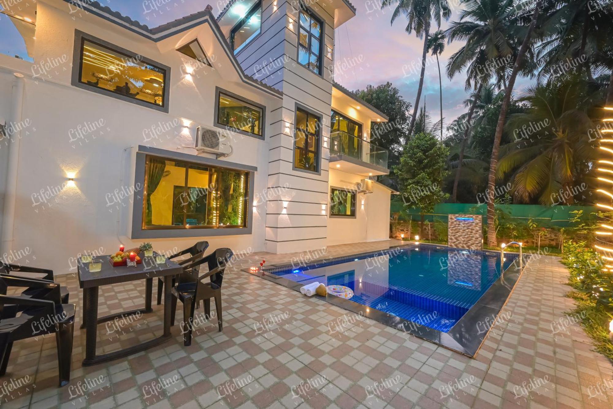 Seas The Day Luxurious 5Bhk Villa 2Min From Awas Beach With Huge Private Pool Alibag Exterior photo